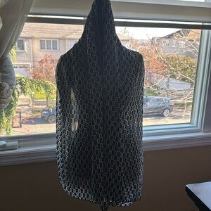 BRAND NEW CHIFFON SCARF/SHALL WITH FENDI DESIGN